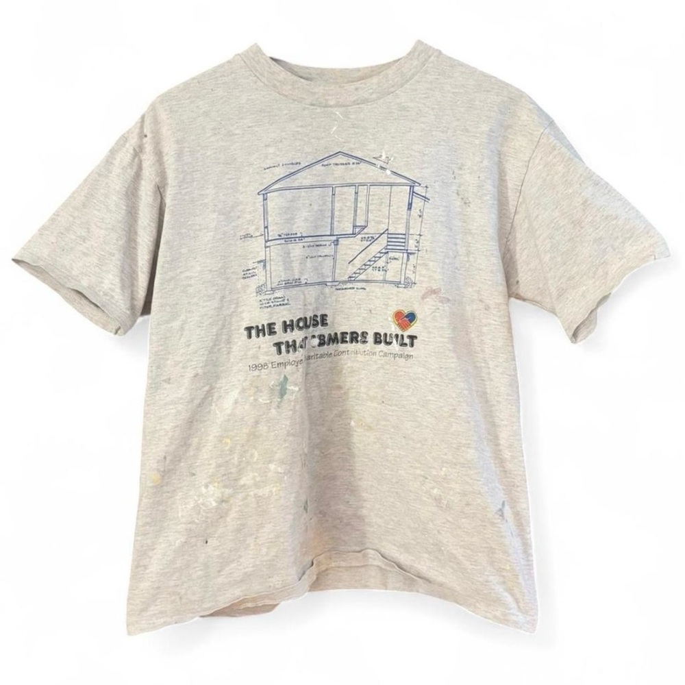 Vintage 1998 Oneita Power-T “The House That Somers Built” Graphic Tee